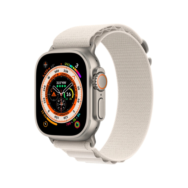 Apple watch 4 stainless steel white sport band sale
